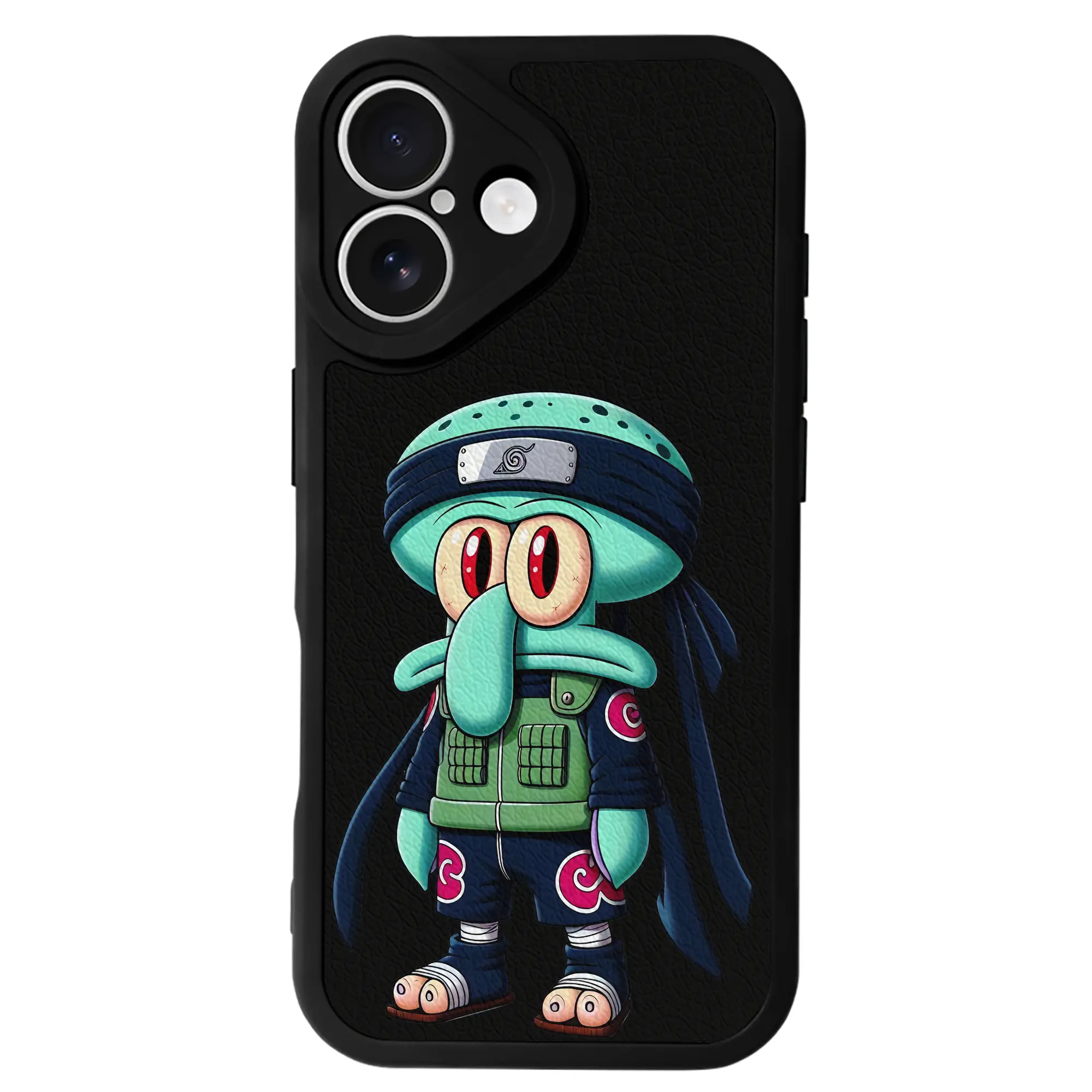 スポンジボブ グッズ イカルド - IPhone 16シリーズ対応 ・ シリコンスマホケース ・ レザー調 ・ 高精度フィット ・ 耐衝撃 ・ ワイヤレス充電対応 ・ 精密カット